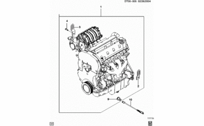 Engine assembly 1.6l l4 (complete) (lxt / 1.6)