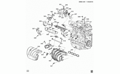 Conj motor-2.0l l4 part 5 colector de admisión y piezas relacionadas con el combustible (ltg / 2.0x)
