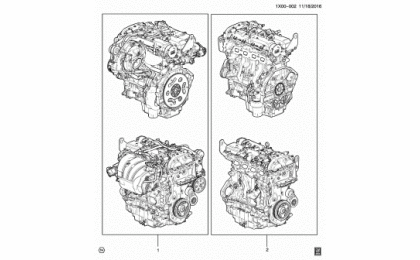 Engine asm & Partial engine (ltg / 2.0x, automatic m3d)