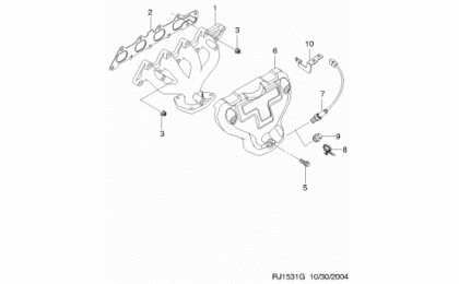 Abgaskruemmer(fam i dohc) (1531) 3