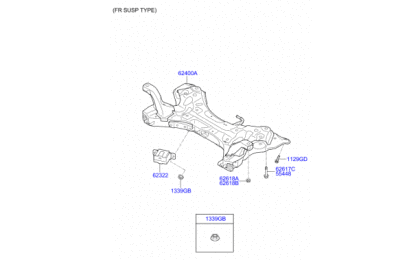 Front suspension crossmember 2