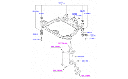 Front suspension crossmember 1