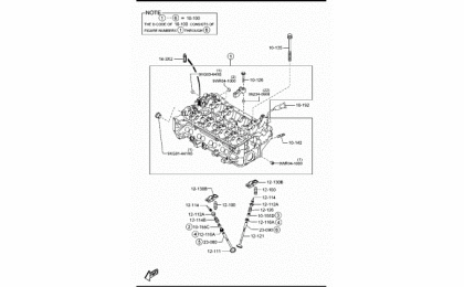 1010a-cylinder head & Cover (gasoline) 1