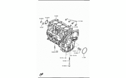 1030c-cylinder block (diesel)(1600cc)