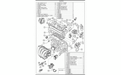 1000a-engine & Gasket (gasoline) 2