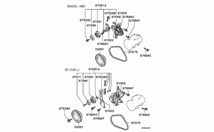 A / C condenser, piping 3