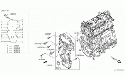 Front cover, vacuum pump & Fitting 2