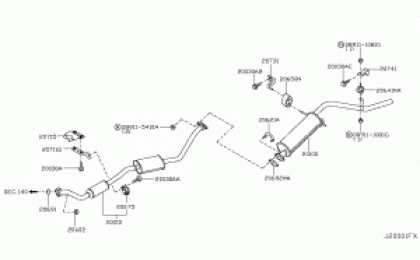 Exhaust tube & Muffler 1
