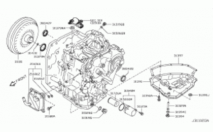 Torque converter, housing & Case