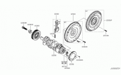 Piston, crankshaft & Flywheel 2