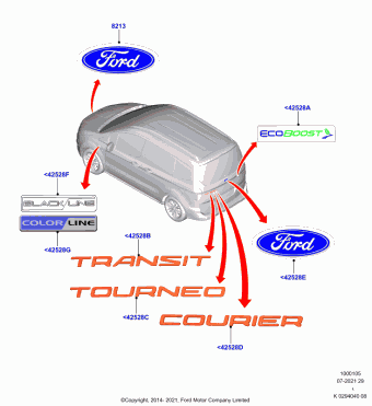 Transit/Tourneo Courier C4A 2014- Europe 2014