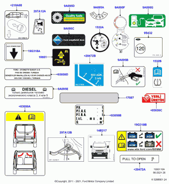 Transit/Tourneo Custom TTF 2012- Europe 2012