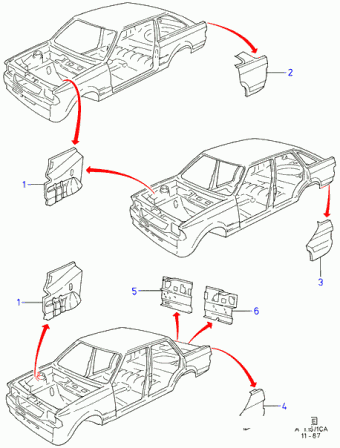 Escort CA 1981-1986 Europe 1981