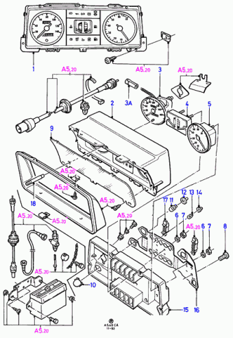Escort CA 1981-1986 Europe 1981