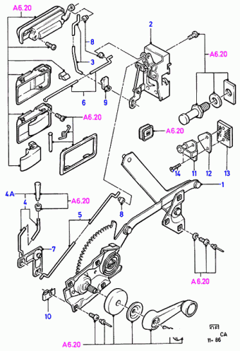 Escort CA 1981-1986 Europe 1981