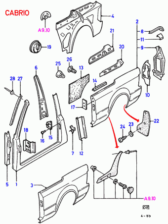 Escort CA 1981-1986 Europe 1981