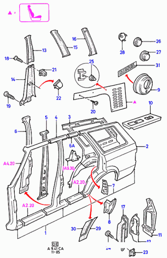 Escort CA 1981-1986 Europe 1981