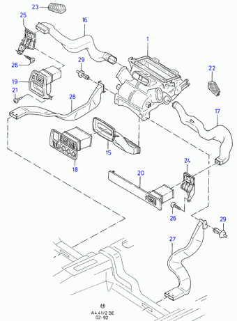 Granada/Scorpio DE 1992-1994 Europe 1992