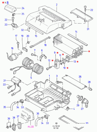 Granada/Scorpio DE 1992-1994 Europe 1992