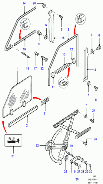 Granada/Scorpio DE 1992-1994 Europe 1992