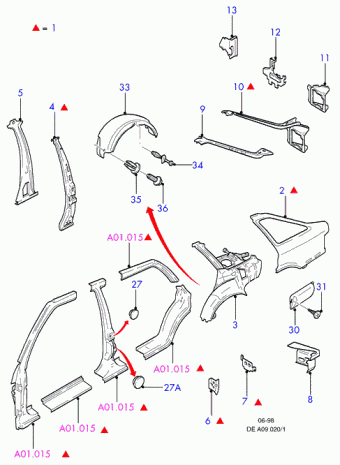Granada/Scorpio DE 1992-1994 Europe 1992