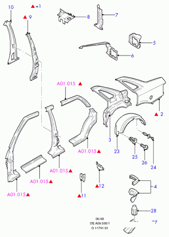 Granada/Scorpio DE 1992-1994 Europe 1992