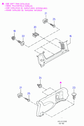 Granada/Scorpio DE 1992-1994 Europe 1992