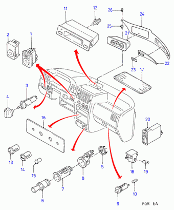 Escort/Orion EA 1990-1995 Europe 1990