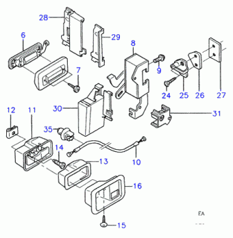 Escort/Orion EA 1990-1995 Europe 1990