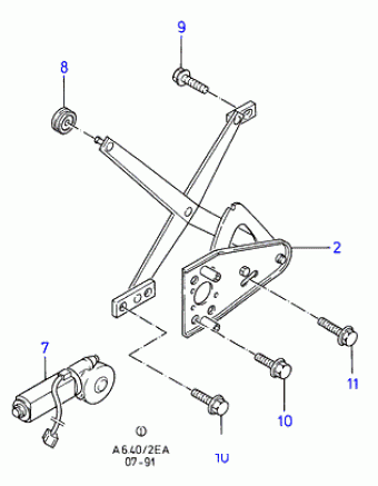 Escort/Orion EA 1990-1995 Europe 1990