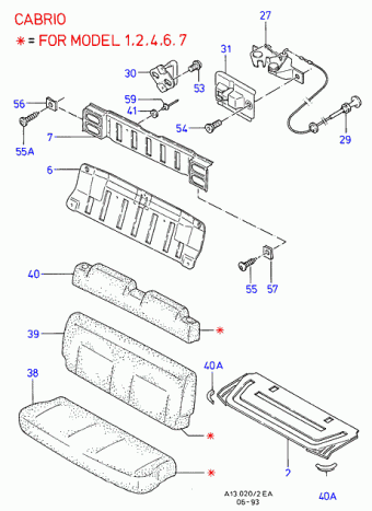 Escort/Orion EA 1990-1995 Europe 1990