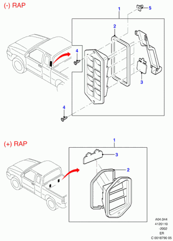 Ranger ER 1998-2003 Europe 1998