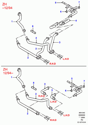 Mondeo FD 1992-1996 Europe 1992