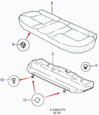Mondeo FD 1992-1996 Europe 1992