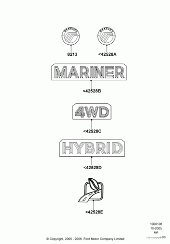 Escape/Mariner Hybrid (M6) America 2006
