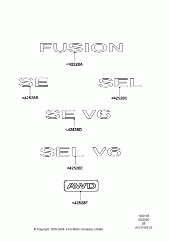 Fusion/Milan/Zephyr/MKZ (DE) America 2009