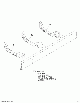 FORD F750 MEDIUM TRUCK CHASSIS (F750) America 2007