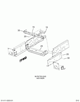 FORD F650 MEDIUM TRUCK CHASSIS (F650) America 2015