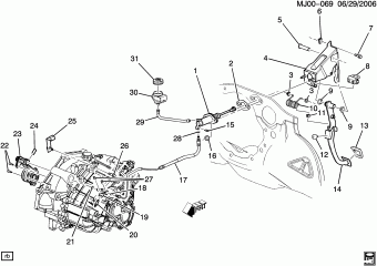 Cavalier 2004 (L61) ENGINE,2.2L,4CYL,MFI,DOHC