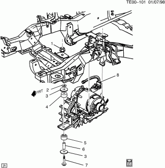 S10 PICKUP 2WD (54E) 1997