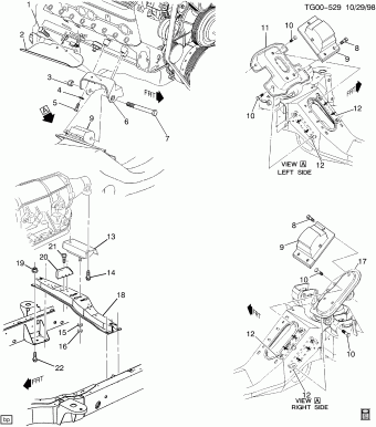 VAN 4 X 2 INCLUDES CHEVY VANS, EXPRESS VAN, COMMERCIAL CUTAWAY, RV CUTAWAY, AND GMC SAVANA CARGO, PASSENGER, SPECIAL AND CAMPER SPECIAL 04.01.1999 1999