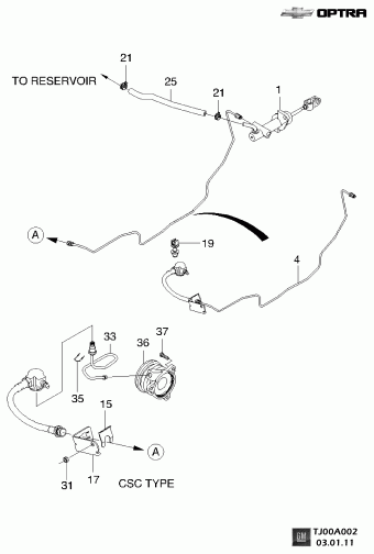Optra (Thailand) 2008 (MG4) TRANSMISSION MAN 5 SPD