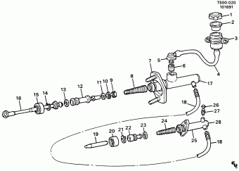 Suburban - 06 Bodystyle (2WD) 1990 (L05) ENGINE,5.7L,8 CYLINDER,TBI