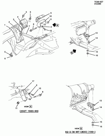 Suburban - 06 Bodystyle (2WD) 1990 (L05) ENGINE,5.7L,8 CYLINDER,TBI