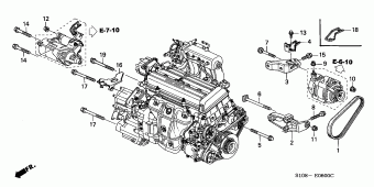 Honda top crv parts