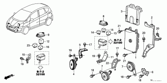 3. 電装／吸排気／ヒーター | Honda FIT HYBRID Japan VSA Parts