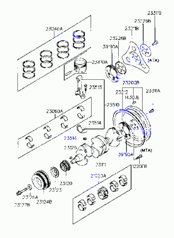 ELANTRA 96 1995 2000
