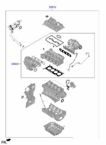 ENGINE, Hyundai i30 N 20 (2021-) 2021 GEN Parts Catalogs