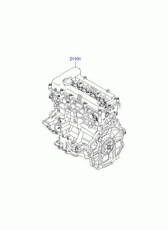 ENGINE  Hyundai i20 12 (INDIA PLANT-GEN) (2012-2015