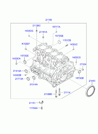 ENGINE | Hyundai I40 12 2011 2015 Parts Catalogs | PartSouq